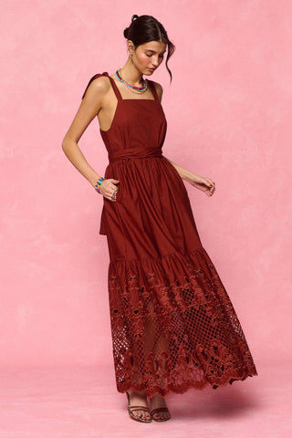 karavan clothing fashion spring summer 26 nai collection virginia dress brown