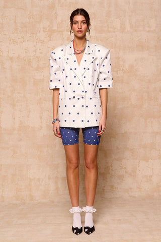 karavan clothing fashion spring summer 26 nai collection vivienne shorts polka blue