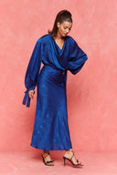 karavan fall winter 26' collection wanda skirt blue