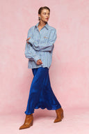 karavan fall winter 26' collection wanda skirt blue