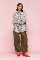 karavan fall winter 26' collection yasemin shirt checked