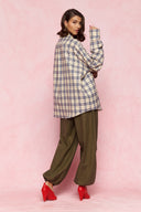 karavan fall winter 26' collection yasemin shirt checked