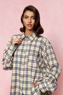 karavan fall winter 26' collection yasemin shirt checked
