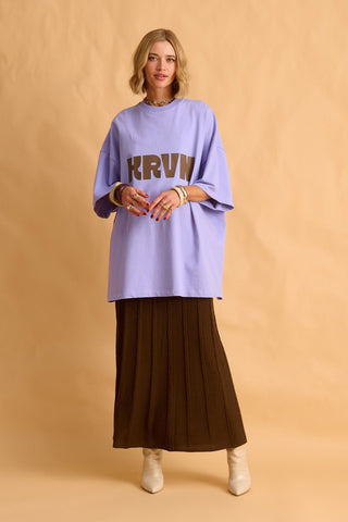 karavan clothing fashion fall winter 25 homecoming krvn collection xenia tee lilac