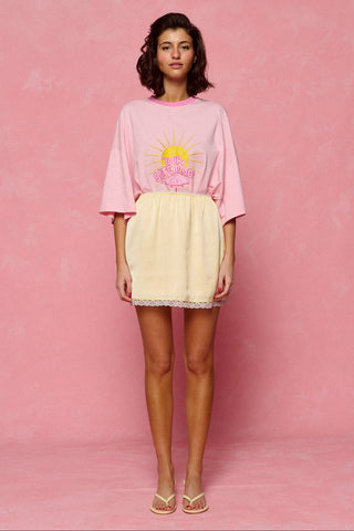 karavan clothing fashion planet homeware spring summer 26 nai collection umbrella tee pink