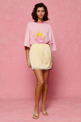 karavan clothing fashion planet homeware spring summer 26 nai collection umbrella tee pink
