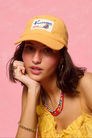 karavan clothing fashion spring summer 26 nai collection joe dad hat towel yellow