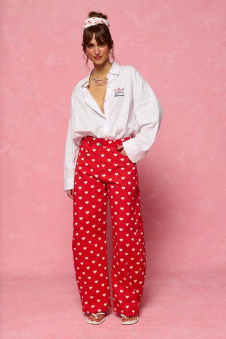 karavan clothing fashion spring summer 26 nai collection sophina trousers polka hearts red