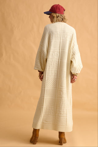 karavan clothing fashion fall winter 25 krvn homecoming collection yvonne knitted dress ivory