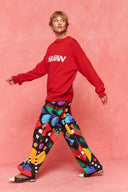 karavan fall winter 26' collection priyana knitted sweater red logo