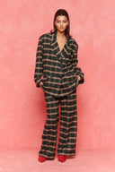 karavan fall winter 26' collection celestia blazer checked green
