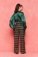 karavan fall winter 26' collection reina shirt green