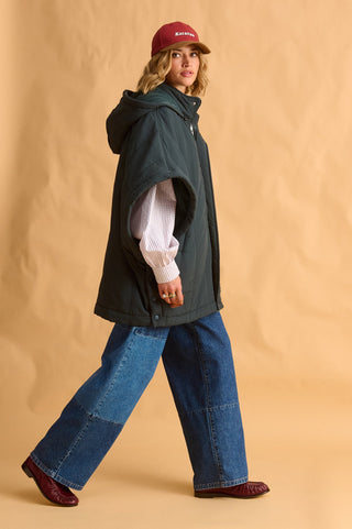 karavan clothing fashion fall winter 25 homecoming collection zuri cape green