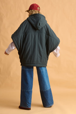 karavan clothing fashion fall winter 25 homecoming collection zuri cape green