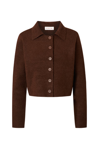 karavan clothing fashion fall winter 25 homecoming krvn collection abigail knitted top brown