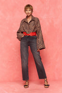 karavan fall winter 26' collection daphnie shirt leopard