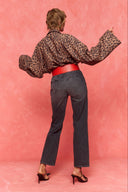 karavan fall winter 26' collection daphnie shirt leopard