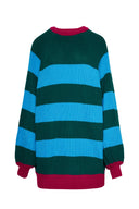 karavan fall winter 26' collection adeline knitted pullover green ciel