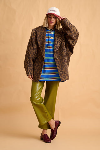 karavan clothing fashion fall winter 25 homecoming collection louve blazer leopard