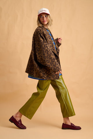 karavan clothing fashion fall winter 25 homecoming collection louve blazer leopard