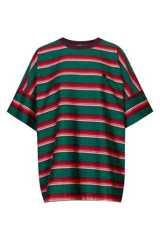 karavan clothing fashion fall winter 25 homecoming collection aggie tee green stripes