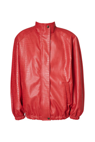karavan clothing fashion fall winter 25 homecoming collection alize jacket red