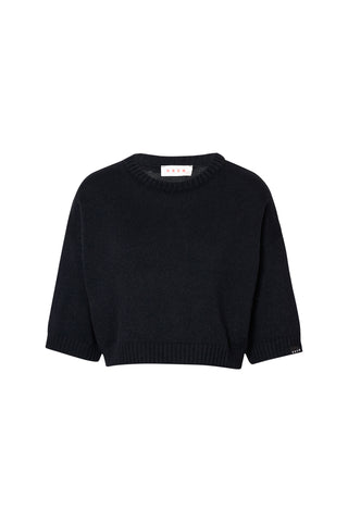 karavan clothing fashion fall winter 25 krvn homecoming collection amalia knitted crop top black
