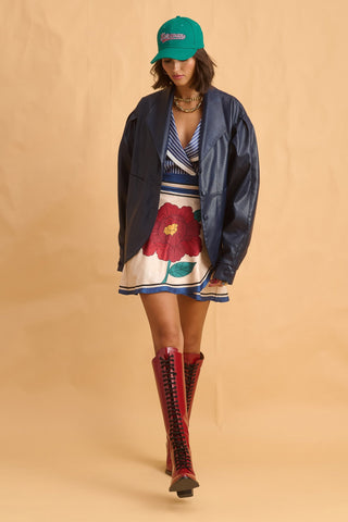 karavan clothing fashion fall winter 25 homecoming collection malin jacket blue