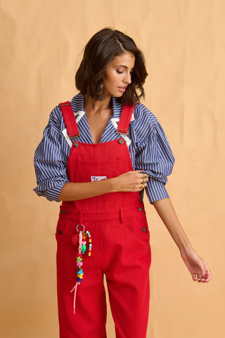 karavan clothing fashion fall winter 25 homecoming collection anais shirt blue stripes