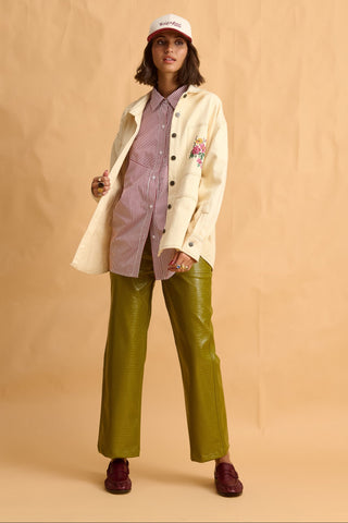 karavan clothing fashion fall winter 25 homecoming collection fabiana shirt ivory