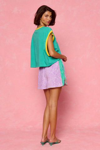 karavan clothing fashion spring summer 26 nai weekendwear collection harmony crop tee mint logo