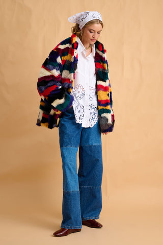 karavan clothing fashion fall winter 25 homecoming collection argie coat multicolor