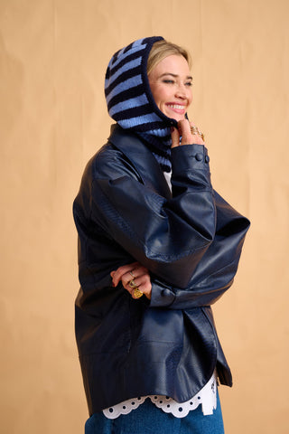 karavan clothing fashion fall winter 25 homecoming collection malin jacket blue