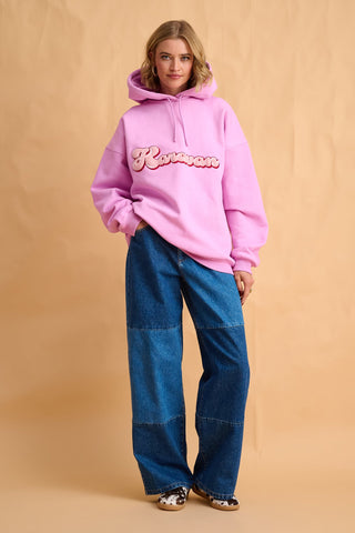 karavan clothing fashion fall winter 25 homecoming collection logan hoodie pink