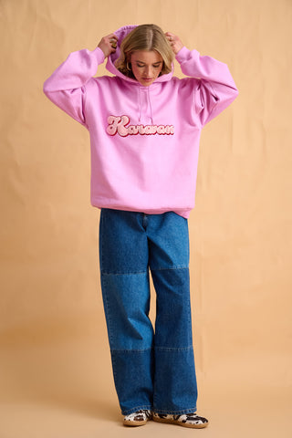 karavan clothing fashion fall winter 25 homecoming collection logan hoodie pink