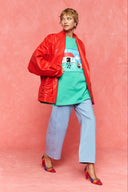 karavan fall winter 26' collection fabia sweater mint green