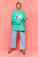karavan fall winter 26' collection fabia sweater mint green