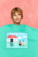 karavan fall winter 26' collection fabia sweater mint green