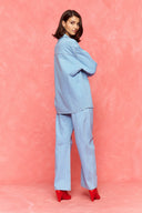 karavan fall winter 26' collection uelma shirt light blue