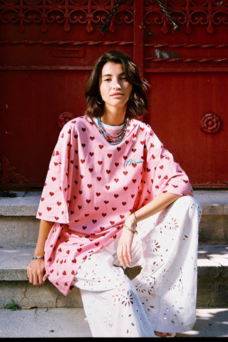 karavan clothing fashion spring summer 26 nai special issue collection juno tee pink red hearts