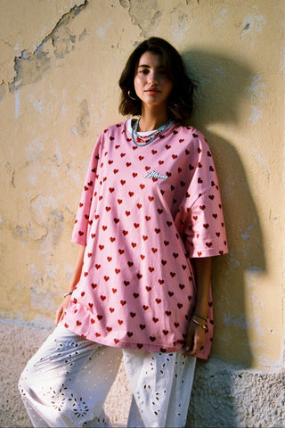 karavan clothing fashion spring summer 26 nai special issue collection juno tee pink red hearts