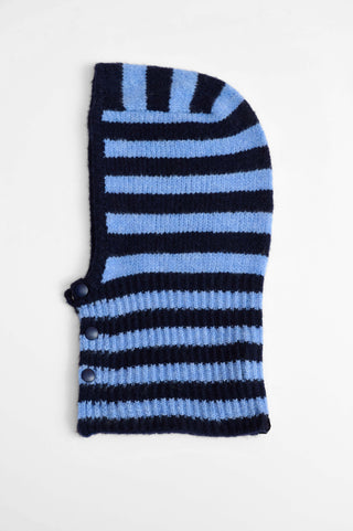 karavan clothing fashion fall winter 25 homecoming collection veronika balaclava blue ciel stripes