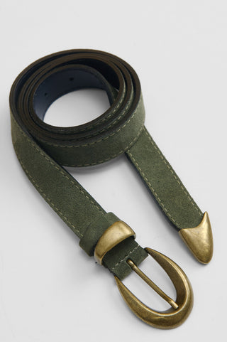 karavan clothing fashion fall winter 25 homecoming men collection baoko belt green leather