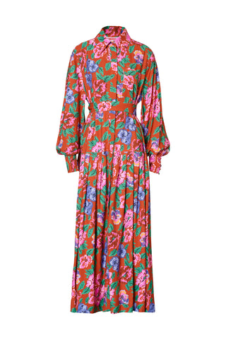 karavan clothing fashion fall winter 25 homecoming collection barbara dress pixel red