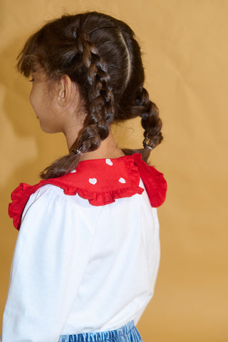 karavan clothing fashion fall winter 25 homecoming rookies collection bubble blouse white