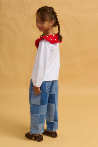 karavan clothing fashion fall winter 25 homecoming rookies collection bubble blouse white