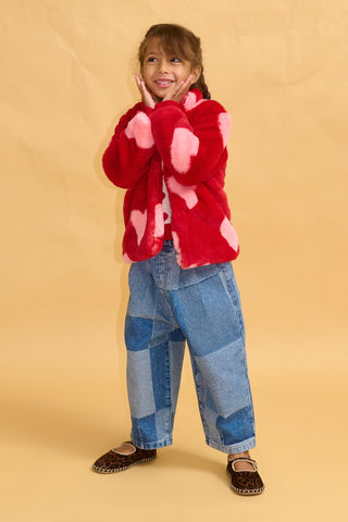 karavan clothing fashion fall winter 25 homecoming rookies collection tinker coat red ivory hearts