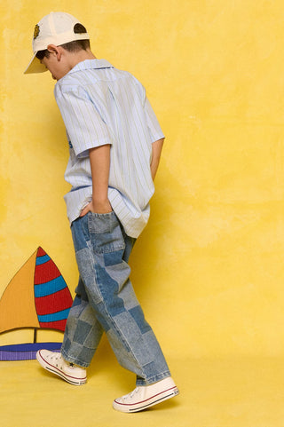 karavan clothing fashion spring summer 26 rookies collection sylvester shirt light blue