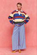 karavan fall winter 26' collection roxana longsleeve lemon blue burgundy lines