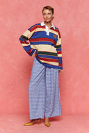 karavan fall winter 26' collection roxana longsleeve lemon blue burgundy lines